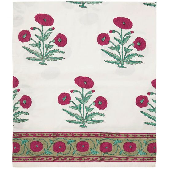 Poppy Flat and Fitted Sheets - Magenta